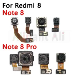 케이블 Xiaomi Redmi Note 8 8A Note8 Pro 플러스 소형 전면 매크로 깊이 넓은 메인 빅 백 카메라 플렉스 케이블을위한 원래 카메라