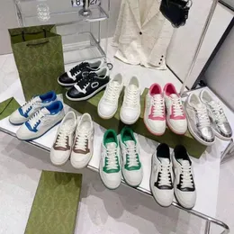 Designer Mac 80 Sneakers haft czarny biały różowy niebieski złoty sliver buty skórzane buty Włosze buty MAC80 dla mężczyzn i kobiet