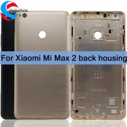 إطارات لـ Xiaomi Mi Max 2 Back Battern Housing Cover for Xiaomi Mi Max2 Cover الخلفي + جزء استبدال زر الصوت