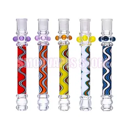 Raucherperiere WAG FAG FORSCHE GLASE REPES 10 mm weiblicher Gelenkfilter Handpipes Zigarettenhalter Bubbler Dabber -Spitzen tragbare innovative Wasserrohröl -Rigs Strohschlauch Strohrohr