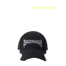 Capinho de moda de luxo Cap boné de beisebol da marca de moda de luxo Mens Lny Cotton Twill Baseball Hat Washed Black