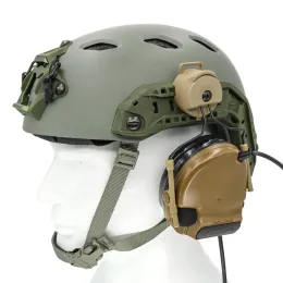 Stand Tactical Helmet Accessories Titular para Airsoft Headset Fast Helmets Adaptador Rail Conjunto de suspensão de trilho ajustável Suporte