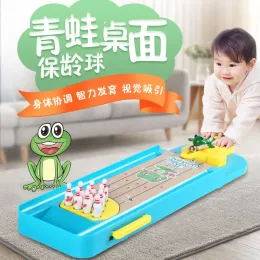 Games Mini Desktop Bowling Game Toy Funny Indoor ParentChild Interactive Table Sports Game Toy Bowling Educational Gift For Kids