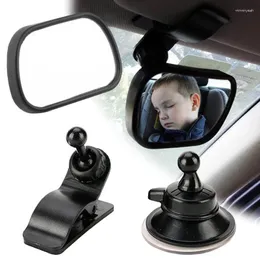 내부 액세서리 2 in 1 Car Back View Mirrors Universal Mini 360 회전식 조절 가능한 아기 후면 볼록 미러 모니터 자동