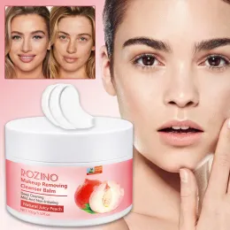 Remover Peach Makeup Remover Deep Cleanses Grundligt och närar försiktigt känslig hudemulsifieringshastighet snabbt inte fet