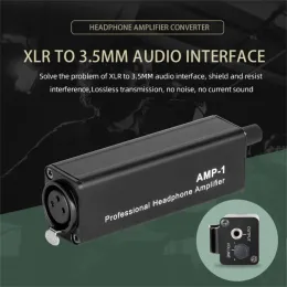 Attrezzatura universale XLR a 3,5 mm Amplificatore per cuffie Nessun interferenza Hifi Suono di qualità con controllo del volume di output per amante della musica