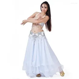 Stage Wear Performance Costumes Oriental Belly Dancing Clothes Suit Bead Brabeltskirt Dance Costume Set Danza Del Vientre