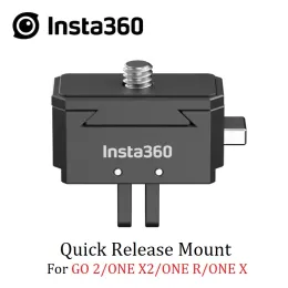 Telecamere Insta360 Montaggio di rilascio rapido per Insta 360 GO 2 / One X2 / One RS / R / One X Accessorio originale 2022 Nuovo