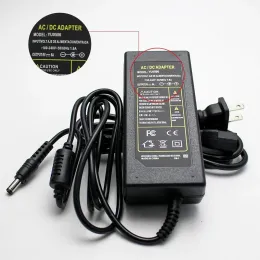 Myszy DC 24 V Adapter zasilający zasilacz 24 V 1A 2A 3A 5A AC 110V 220V do 24 wolta uniwersalna ładowarka źródło SMPS UE US dla pasków LED