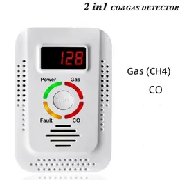 Rilevatore di gas naturale e rilevatore di monossido di carbonio CO Monitoratore del rivelatore per perdite a gas combustibile per metano GIPG in cucina 240423