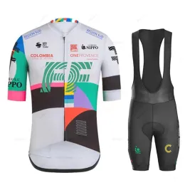 Ustawia nowe zespoły rowerowe odzież mtb ropa ciclismo maillot hombre z krótkim rękawem
