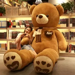 Teddy bear doll holding sleeping plush toy pillow holding bear girl doll birthday gift 60/80/100/120/140/160/180CM