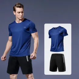 Sets Sportswear Training Set Männer Schnell trockenes Training männliche Anzüge Fitness -Fitness -Kleidung Jogging Rashguard Strumpfhosen Sport Running Trails