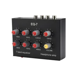 Förstärkare EQ7 CAR Audio Headset Förstärkare 7Band EQ Equalizer 2 Channel Digital Sound Equalizer