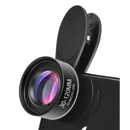 Filtros lentes da câmera do telefone 30120mm Macro Lente de longa distância 4K HD Phone Mobile Acessórios Lens+CPL+Filtro de estrela para iPhone X Smartphone