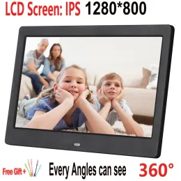 Frames 10"digital Picture Photo Frame Ips Fullview Screen Photo Album 1280*800 Clock Calendar Video Player