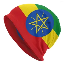 BERETS NATIONAL FLAGGE ETIOPIA ETIOPISKA MINI KOMT MÄNNER KVINNERBETARE CYKLING SKI CAP Dubbelskikt Tygtyghatt