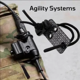 Аксессуары военные PTT Тектические связи регулируют четыре отверстия адаптер с фиксированной пластиной, импортируемый материал Tegri.