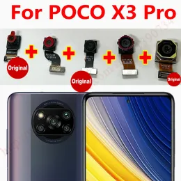 الكاميرا الخلفية الأمامية الأصلية ل Xiaomi Poco X3 Pro Selfie Frontal Big Wide Main Main Facing Camera Flex Cable Parts