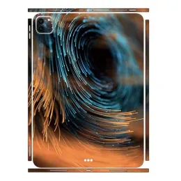 لوحات المفاتيح المبهرة بصرية متوفرة ل iPad Pro 2022 2021 2020 Mini 6 3M Wrap Colorful Back Protector Cover Cover Cover Sticker