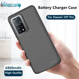 Fall Xilecaly 6800mAh Power Bank Battery Case för Xiaomi Redmi K30s Anti Knock Proof Power Case för Xiaomi Mi 10T Pro Battery Case