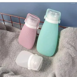 Storage Bottles Strap Leak-proof Soft Silicone Travel Bottle Leakproof Portable For Home Use