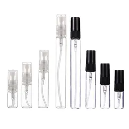 Grossistförpackningsflaskor resestorlek dimsprut parfymflaska 2 ml 3 ml 5 ml 10 ml påfyllningsbar glas doft atomizer matt yta pump sprayer