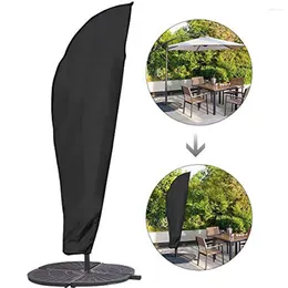 Raincoats Waterproof Outdoor Sunshade Paraply Cover Oxford Cloth Weatherproof Patio Cantilever Parasol Rain With Push Rod