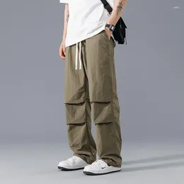 Men's Pants Trousers Spring And Autumn Thin High Quality Streetwear Baggy Casuals Breathable Draping Layering Clothing 5XL