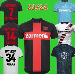 23 24 Bayer 04 Leverkusen Soccer Jerseys Wirtz Boniface Hincapie Hofmann Tapsoba Schick Palacios Frippong Grimaldo 2023 2024 Home Away Away