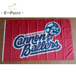Milb Kannapolis Cannon Ballers Flag 35ft 90cm150cm Полиэфир
