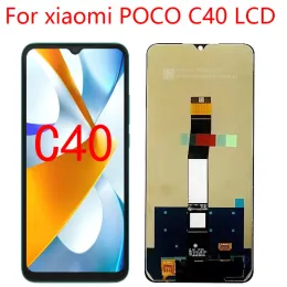 Ekrany dla pocofonu Xiaomi C40 220333QPG Wyświetlanie ekranu dotykowego wyświetlacza LCD Wymiana na wyświetlacz LCD Xiaomi Poco C40