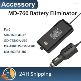 walkie talkie tyt md-760 سيارة سجائر ولاعة Baofeng DM-1801 Battery Eliminator DM860 Charger 12V-24V for Radioddity GD77 اثنين من الراديو