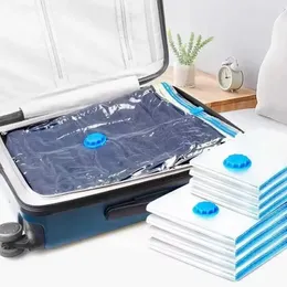 5pcs Vakuumbeutel und Pumpenabdeckung für Kleidung, in der große Plastikkompression leerer Beutel Travel Accessoires Lagerbehälter gespeichert werden