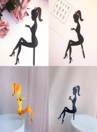 Fashion Decoration High Heels Lady Girl Cake Topper Acrylic Decorating Tools Ornament Party Dessert Accesories 0 7hn K24207681