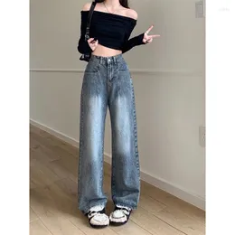 Vintage High Waist Wide Leg baggy jeans for Women - WCFCX Vintage High Waist Wide Leg baggy jeans for Women - WCFCX