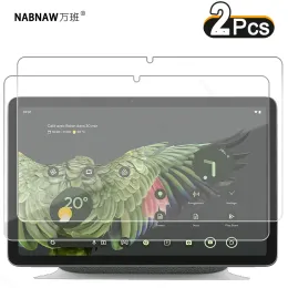 Koruyucular 2 adet HD Scratch -Off Screen Koruyucu Google Pixel Tablet için Temperli Cam 10.95 inç 2023 Oleofobik Kaplama Filmi