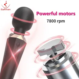 SAFIMAN FEMMAN WAND VIBRATOR GSPOT MASSAGER 8SPEED 20FREQUENZA Modalità di vibrazione Modalità per adulti Prodotti per adulti per donne impermeabili 240412