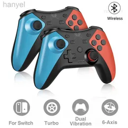 Game ContROllers Joysticks Wireless Gamepad for Switch PRO Support Bluetooth ContROller Compatible NS Switch Oled/Lite Joystick for PC/AndROid d240424