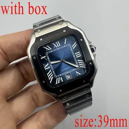 Designer Watch Mens Watch Luxury Watch hochwertige Uhr Fashion Casual Business Watch Square Edelstahl Watch Sapphire wasserdichte Uhr Brand Watch 39mm