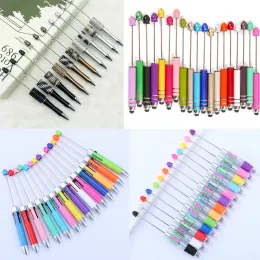 أقلام 30pcs أحدث Diamond Colorful Pen Pen Student Ballpoint Proper Pens Abensy Corner Corner School Supplies Supplies