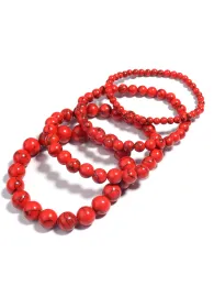 Strands OAIITE Red Jasper Bracelet Women Yoga Meditation Prayer Reiki Fashion Charm Natural Stone Beaded Bracelet Men Pulse Jewelry