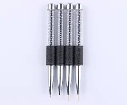 1 PC -foder Ritning Brush Pen 5mm 7mm 9mm 11mm Crystal Acrylic Nail A UV Gel målning Line Brush Manicure Nail Art Tool9570894