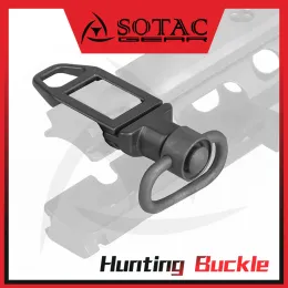 Accessories SOTAC Tactical Buckle Sling Steel Mount Adapter Fit 20mm Picatinny Rail Hunting Outdoor Accessories