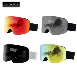 Очки для очков Ski Goggles UV400 Snowboard Goggles с двойным слоем поляризованными линзами лыжные антифоги