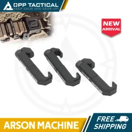 Accessories Tactical 3PCS Arson Machine Cable Management MLOK WireGuide System For M300 M600 PEQ DBALA2 Weapon Flashlight Switch Cable Clip