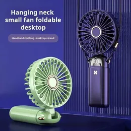 Other Appliances Aromatherapy electric fan handheld high-value digital display screen rechargeable mini fan J240423