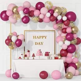 Decorazione per feste 129pcs Globos Confetti in lattice palloncini matrimoniale baby shower decorazioni di compleanno clear aria San Valentino