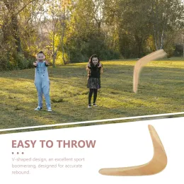 Darts HandPolished Boomerang Super Cool Outdoor Sports Wooden Outdoor Boomerang Plaything Wooden Boomerang For Kids Adults