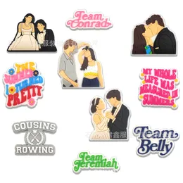 Filme Film TV Friends Personagens Charms Anime Charms Wholesale Memórias de infância Funny Gift Cartoon Charms Acessórios para sapatos PVC Decoração de fivela de borracha macia